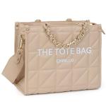 Chinllo Quilted Chain Tote Bag for Women