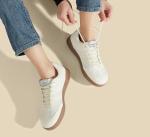 Lucky Step Women's Retro Mesh Sneakers - Beige
