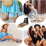 Trary Women's Stylish Gladiator Sandals for Summer