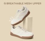 Lucky Step Women's Retro Mesh Sneakers - Beige