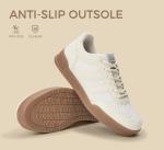 Lucky Step Women's Retro Mesh Sneakers - Beige