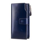 Large Capacity Luxury Leather RFID Wallet for Women