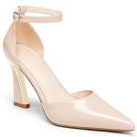 Juliet Holy Women's Nude Closed Toe Heels
