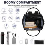 Stylish 17-Inch Waterproof Laptop Backpack with USB Port