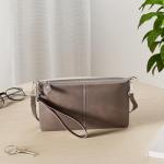 Befen Vintage Brown Leather Crossbody Clutch Wallet