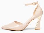 Juliet Holy Women's Nude Closed Toe Heels