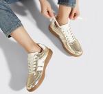 Lucky Step Women’s Retro Gum Sole Sneakers