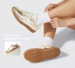 Lucky Step Women’s Retro Gum Sole Sneakers