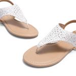 Chic Rhinestone Gladiator Flat Sandals for Women