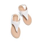 Chic Rhinestone Gladiator Flat Sandals for Women