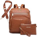 MKP Collection Stylish Convertible Backpack Purse Set