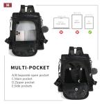 Waterproof Anti-Theft Women’s Nylon Backpack in Black