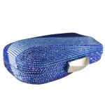 Mini Blue Rhinestone Clutch for Formal Events