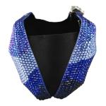 Mini Blue Rhinestone Clutch for Formal Events
