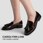 Franco Sarto Carolynn Tassel Loafers in Brown