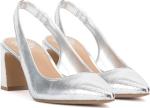 Vince Camuto Silver Hamden Slingback Pumps, Size 7