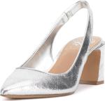 Vince Camuto Silver Hamden Slingback Pumps, Size 7