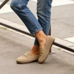 Women’s Dream Pairs Nude Slip-On Loafers