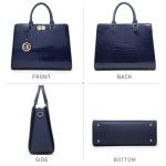 Dasein Women's Handbag and Matching Clutch Set