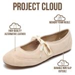 Cloud Fashion Mary Jane Ballet Flats for Women