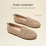 Women’s Dream Pairs Nude Slip-On Loafers