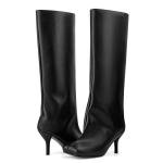 Voztolls Black Knee High Leather Boots, Size 7