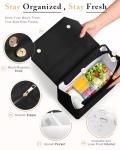 Stylish Vegan Leather Lunch Tote for Women