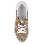 Guess Women's Loven Sneaker in Medium Brown