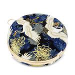 Zebrum Women's Blue Round Evening Clutch Bag
