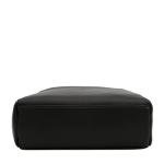 FashionPuzzle Small Black Triple Zip Crossbody Bag