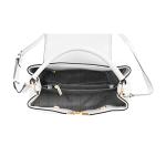 EVVE Women's White Small Satchel Bag