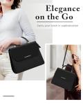Stylish Vegan Leather Lunch Tote for Women