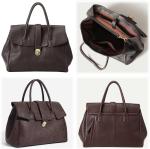 JOLILUNA Luxury Leather Messenger Clutch Handbag