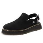 Athlefit Women's Adjustable Back Strap Clogs - Black
