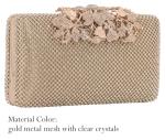 DEXMAY Women's Rhinestone Evening Clutch Bag