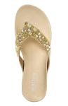 Kenneth Cole Glam-athon Women's Champagne Thong Sandal