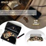 Leopard Soft Leather Sunglasses Bag - OhPinkShark