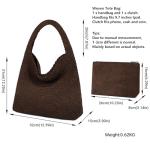 Queenoris Vegan Leather Hobo Bag for Women