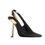 Vertundy Black Stiletto Slingback Heels for Women