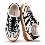 Project Cloud 100% Genuine Leather Casual Sneakers for Women - Memory Foam Insoles - Womens Shoes & Lightweight Women's Fashion Sneakers - Slip On Shoes for Women Footwear (Verdy,Raffia,7)