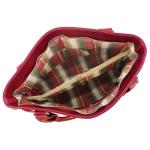 Floto Taormina Bag in Italian Calfskin Leather - handbag, shoulder bag, hobo (Tuscan Red)