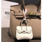 Leather Mini Bag Organizer Clip on for Earbuds Keys Coin Purse Women Luxury Pouch Gift Her