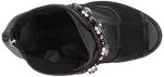 Karl Lagerfeld Black Peep-Toe Heeled Bootie, 6.5