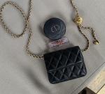 Waist Bag Mini Belt Bag for Women Mini Crossbody Bag Y2k Accessories Belt Purse for Women Fashionable (Black,Large)