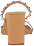 Avery Square Toe Heeled Sandal, Doe Tan