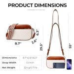 Vantamo Premium Quilted Crossbody Bags for Women with Anti-Pickpocket Clip, Vegan Leather Handbags, Travel Purses for Women