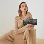 Makcr Joacbv Trendy Women Crocodile Evening Clutch Purse Crossbody Shoulder Handbag Cute Vegan Leather Satchels