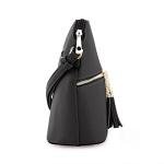 SG SUGU Lunar Black Dome Crossbody Bag