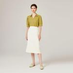 Vertundy Women's Mules Loafers Low Heel Flats Leather Slip On Backless Sandals for Girls Lady Work Slides Beige 9