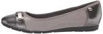 AK Anne Klein Sport Women's Able Ballet Flat, Grey, 7.5 M US